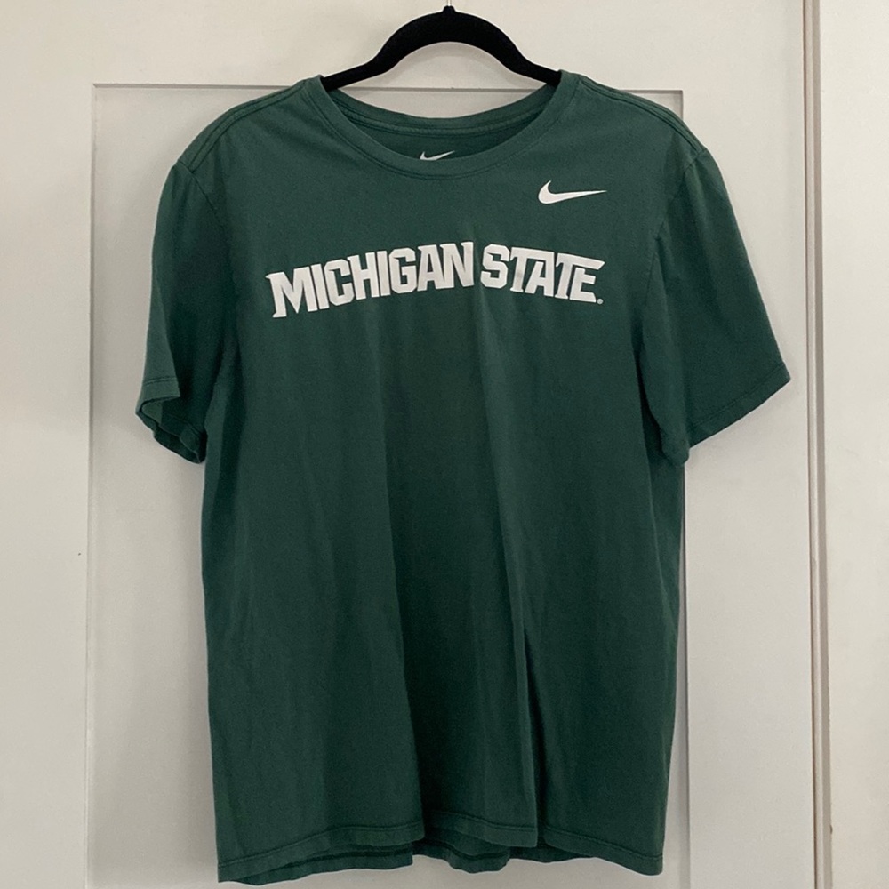 Michigan State Nike athletic fit tee